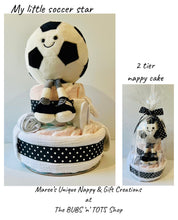 Unique one of a kind nappy cakes