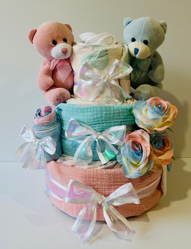 It's Twins - Nappy cakes