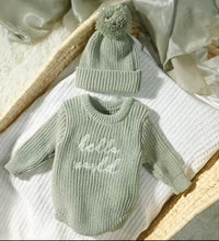 Hello world knitted set