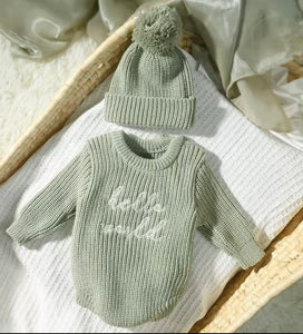 Hello world knitted set