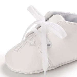 Baptism lace up shoes