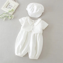 Satin Ivory romper with vest