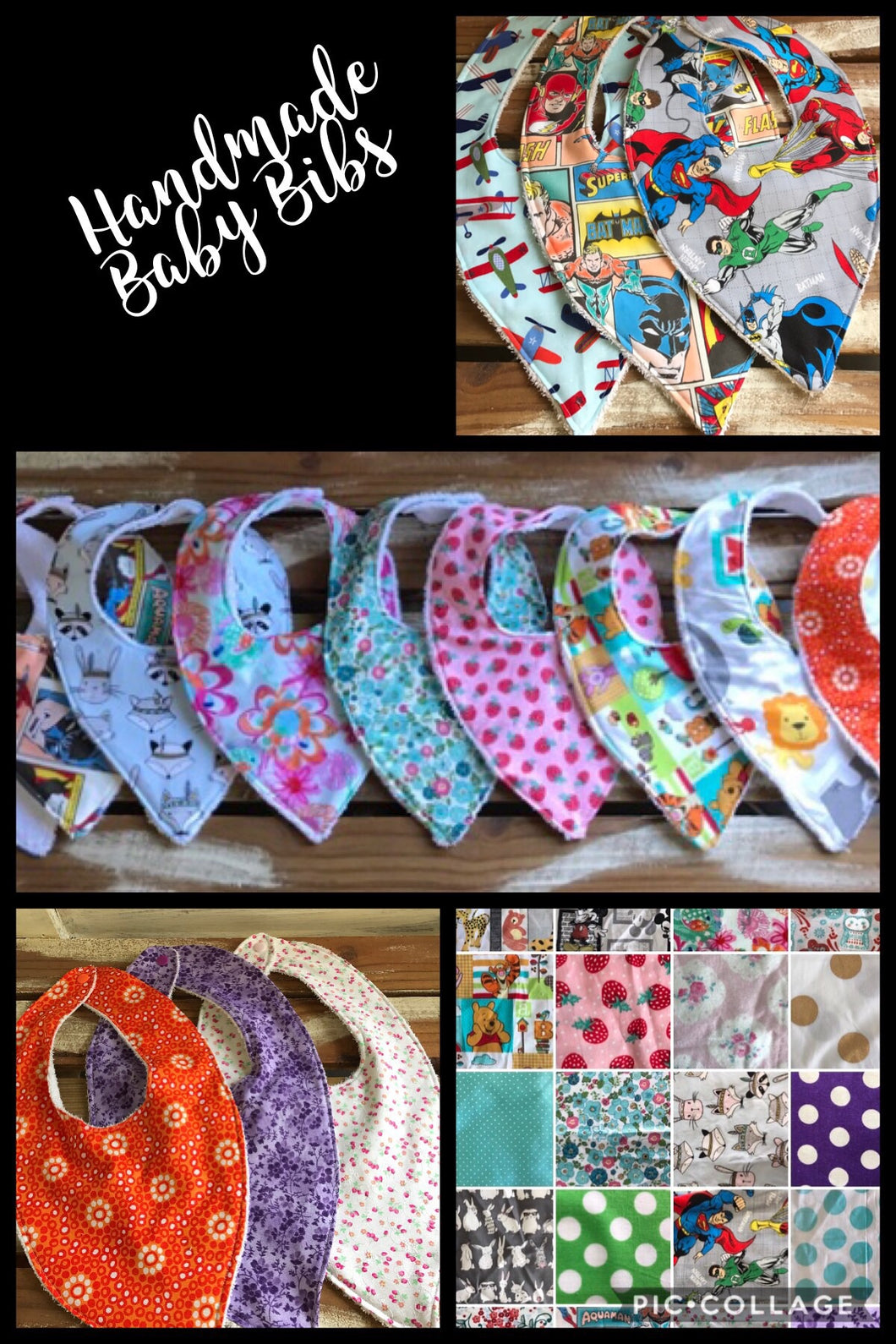 Handmade bibs