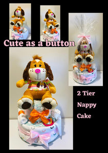 It's a girl - Nappy cakes