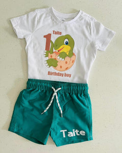 Birthday Tee & shirt set