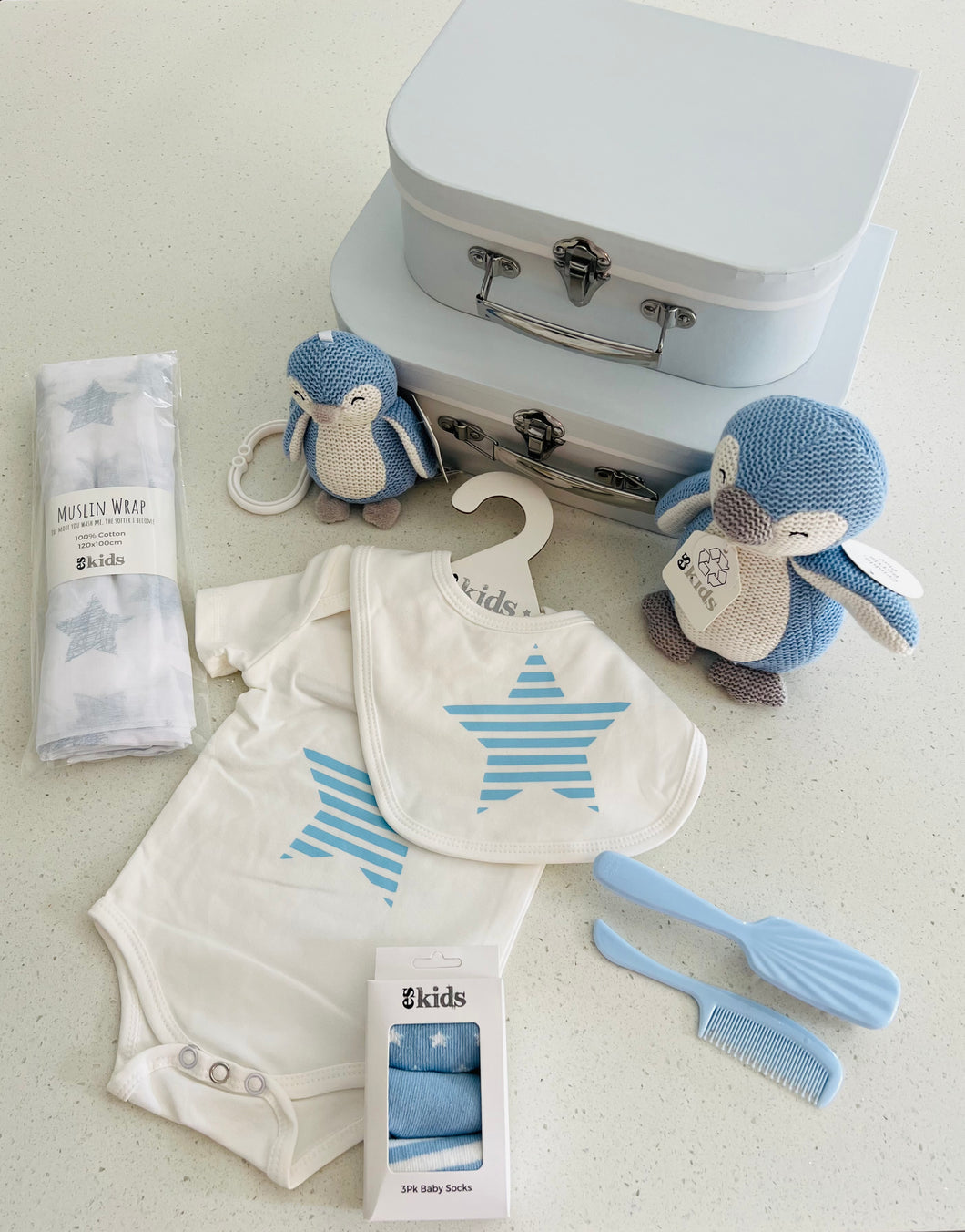 Penguin & Stars suitcase gift